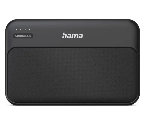Hama POWER PACK POCKET 5 5000 mAh 2X USB-A ANTRACYT - 1548507 - zdjęcie